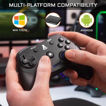 THE G-LAB K-Pad Thorium Wireless Gaming-Controller Joystick für PS4, PC Windows