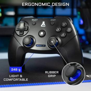 THE G-LAB K-Pad Thorium Wireless Gaming-Controller Joystick für PS4, PC Windows