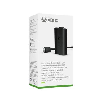 Xbox Wireless Controller Shock Red + Xbox Play & Charge Kit M