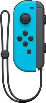 Nintendo Joy-Con Controller Links, Kompatibel mit Spielkonsolen, Neonblau