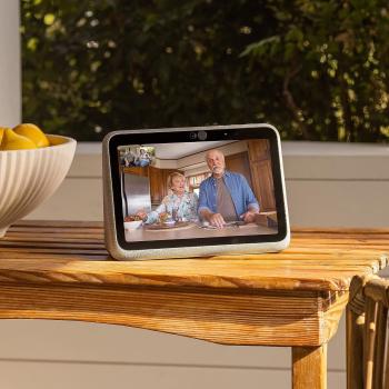 Meta Portal Go - Tragbarer Smart Videoanruf 10 Zoll Touchscreen mit Akku