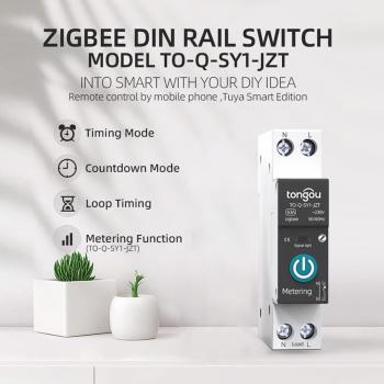 Smart Switch Leistungsschalter 25A Zigbee Tuya Smart Circuit Breaker 1P Din Rail
