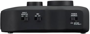 ZOOM U22 Handy Audio Interface MIDI Zuschaltbar Phantomspeisung in Schwarz