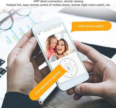 Mini-Überwachungskamera, 1080P HD WiFi Wireless Home Security Cam, Nachtsicht