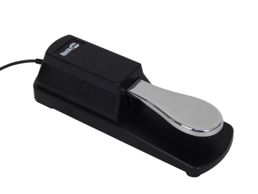 Rockjam RJSP01 Sustainpedal Fuß Pedal Fußpedal in Schwarz Elektrisches Keyboard