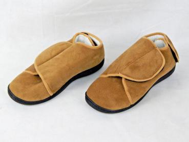 Comfy Wraps / XL / braun Rundum-Komfort mit extra Flausch für Ihre Füße Schuhe