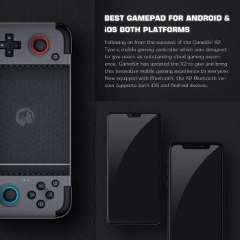 GameSir X2 Mobiler Bluetooth-Gaming-Controller, Bluetooth 4.2-Gamecontroller