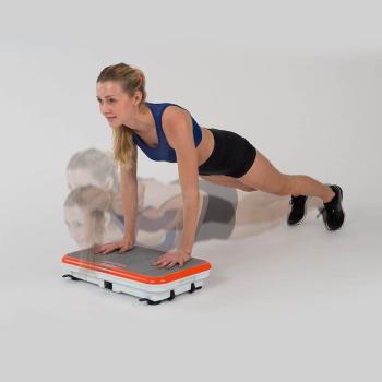 Vibroshaper Fitness Vibrationsplatte mit Zubehör Sport Fitness Gerät für Zuhause