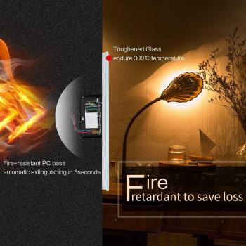Touch Lichtschalter 2er Set unterputz Wandschalter einfach in Weiß Obefläche