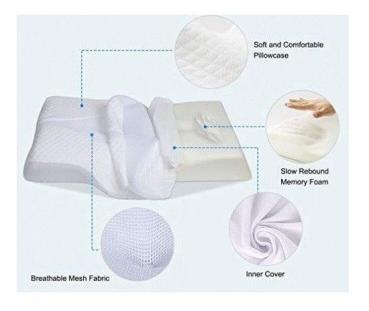 Ergonomisches & Orthopädisches Memory Foam Kissen, Viscoseschaum