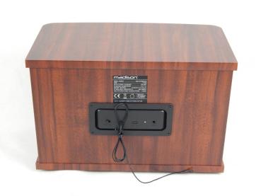 Nostalgie Radio MADISON im Holzdesign, Bluetooth, FM-Radio, MP3 Eingang, Akku