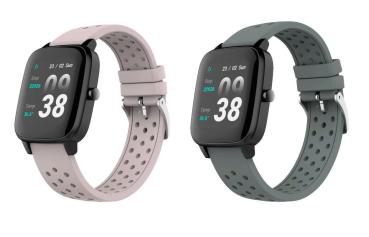 Fitnessuhr mit Körpertemperaturmessung Aktivitätstracker Touch Fitness Armband