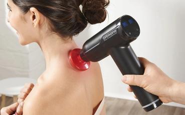 Orbisana Massagepistole mit Wärme- & Kältetherapie 8-teilig Massagegerät Massage