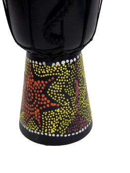 Djembe Trommel Bongo Afrika Holz Musik Instrument Rhythmus Percussion 25cm