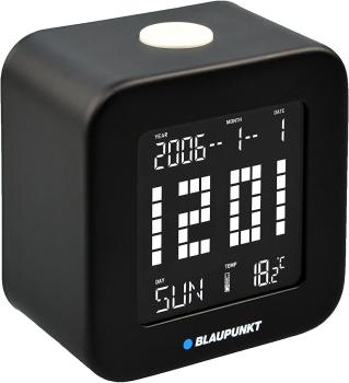 Blaupunkt CL 10 BK Multifunktionswecker (Alarm and Snooze, Datum, Wochenanzeige