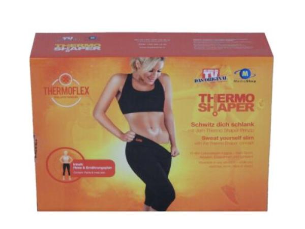 Thermo Shaper Hose (Größe: S) mit Ernährungsplan Abnehmen Shaper Schwitzhose