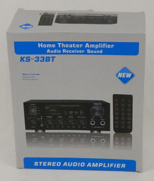 Facmogu KS-33BT 500 W + 500 W 2-Kanal Bluetooth Endverstärker Heim Verstärker