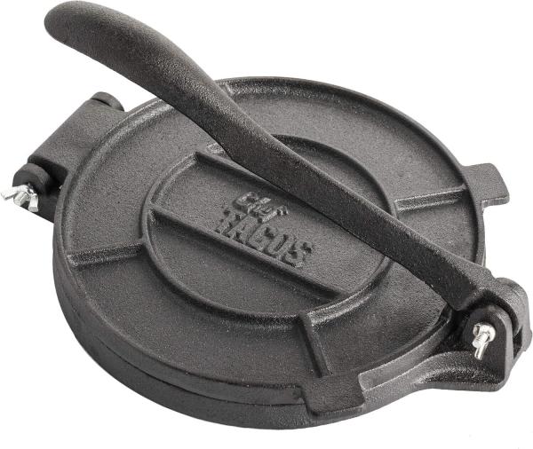 Chef Tacos Tortilla Presse - Taco Presse - Roti Maker 20cm - aus Gusseisen