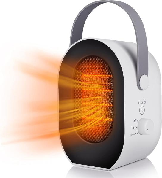 Heizlüfter Energiesparend Kleine Heizung 1200W/600W Heizung Elektrisch Heizen