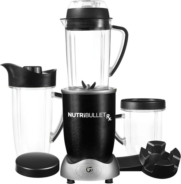 NutriBullet RX 1700 Watt schwarz Mixer mit Extraktor-Klinge macht Superfood