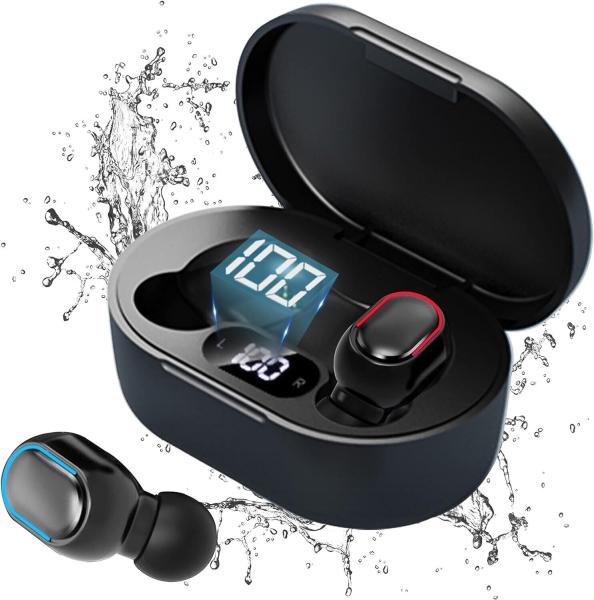 Bluetooth Kopfhörer In Ear, Kabellos HiFi Stereoklang, IPX7, Wireless, USB Quick