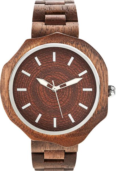 Crystal Blue Armbanduhr aus Holz, unisex Holzuhr Uhr