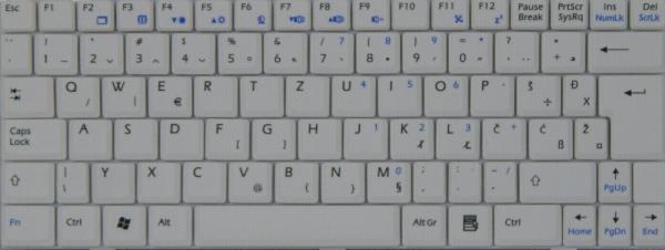 Laptop Tastatur Universal QWERTZ Layout Laptoptastatur Notebook Einbau Tastatur
