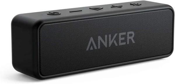 Anker SoundCore 2 Bluetooth Lautsprecher, Dualen Bass-Treibern, 24h Akku, IPX7