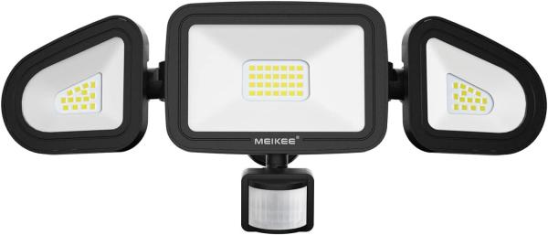 42W LED Strahler mit Bewegungsmelder Außen 3600LM Aussenstrahler IP66 Flutlicht
