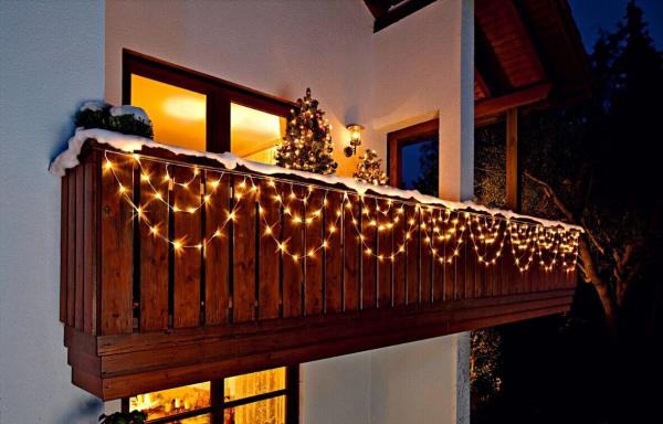 LED-Lichterkette "Bogen", 5m LED Deko Wohnungsdekoration Advent Dekoration