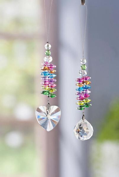 Geschenkset Sonnenfänger „Colore“ 2er-Set Deko Wohnungsdeko Dekoration Geschenk