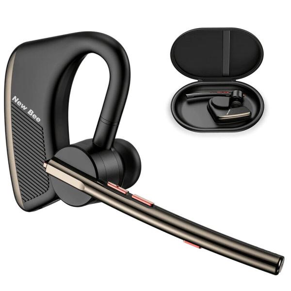 New bee Bluetooth Headset mit Mikrofon Bluetooth V5.2 Wireless Headset 24Hrs