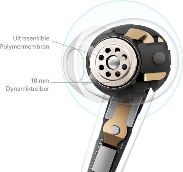 HUAWEI FreeBuds SE Semi-In-Ear Bluetooth 5.2 Kabellose Kopfhörer, Premium-Design