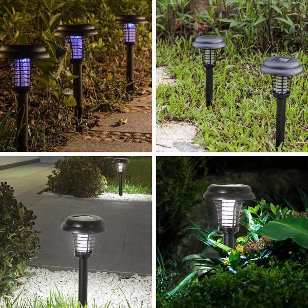 Solar Bug Zapper LED Moskito Killer Outdoor Solar Powered Bug Zapper Licht Lampe