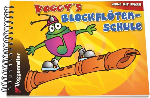 Voggy's Blockflöten-Set (dt. GW): Ahornflöte, Tasche, Wischer + Buch im Karton