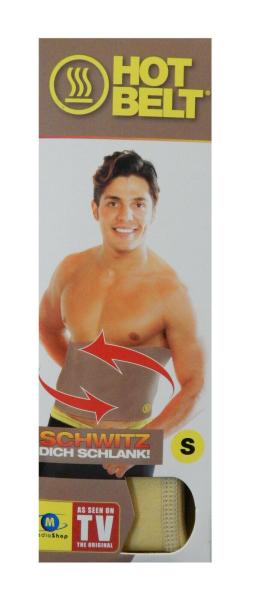 Hot Belt (Größe=S) Schwitz dich Schlank Schlankmacher Bauchweggurt Abnehmen