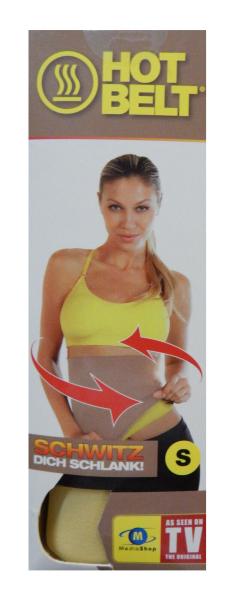 Hot Belt (Größe=S) Schwitz dich Schlank Schlankmacher Bauchweggurt Abnehmen