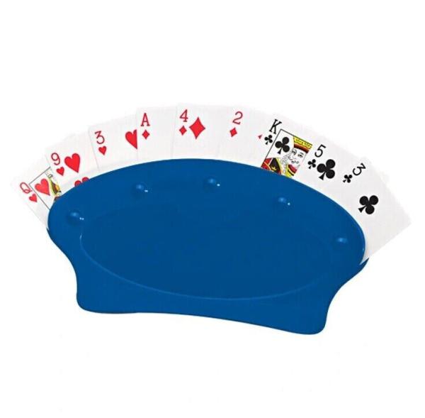 Spielkartenhalter 2er-Set für Jung und Alt geeignet in Blau