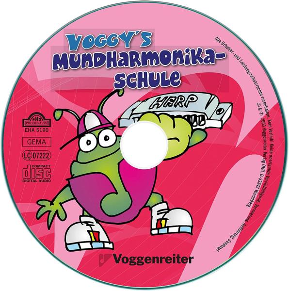Voggy´s Mundharmonika Set Volt-Mundharmonika C-Dur Neopren-Tasche Mundharmonika
