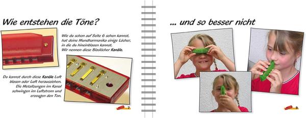 Voggy´s Mundharmonika Set Volt-Mundharmonika C-Dur Neopren-Tasche Mundharmonika