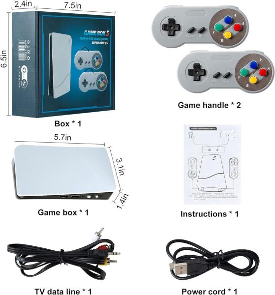 Classic Mini Game Consoles Retro Family TV Game Console Built-in 620 TV Video