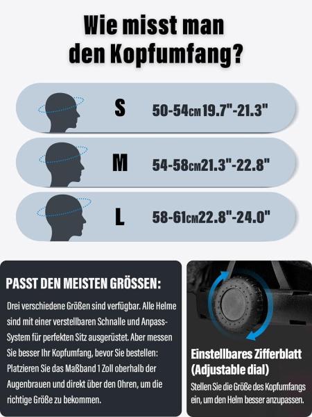 Skaterhelm Blue, Skateboard, Roller, Scooter, Fahrrad Helm Größe M