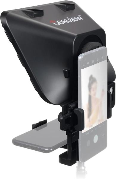 Desview T3 Teleprompter mit Fernbedienung für Smartphone-Tablet, Objektivadapter
