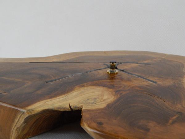 Wanduhr Teakholz Wohnzimmer Wanduhr Ø 30cm Dekouhr Küchenuhr Holz Uhr Holzuhr