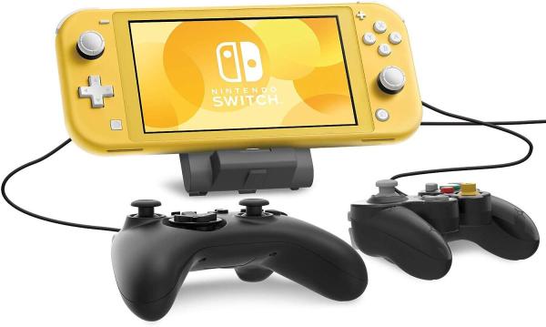 HORI Dual USB Playstand für Nintendo Switch und Nintendo Switch Lite in Schwarz