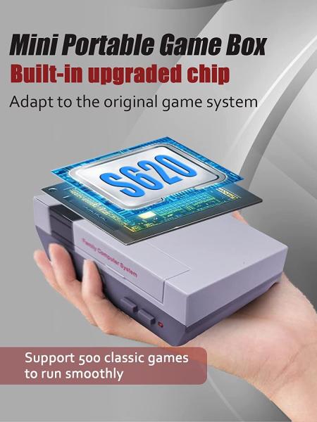 Retro Mini Game Retro Family TV Game Console Built-in 620 Spiele TV Video