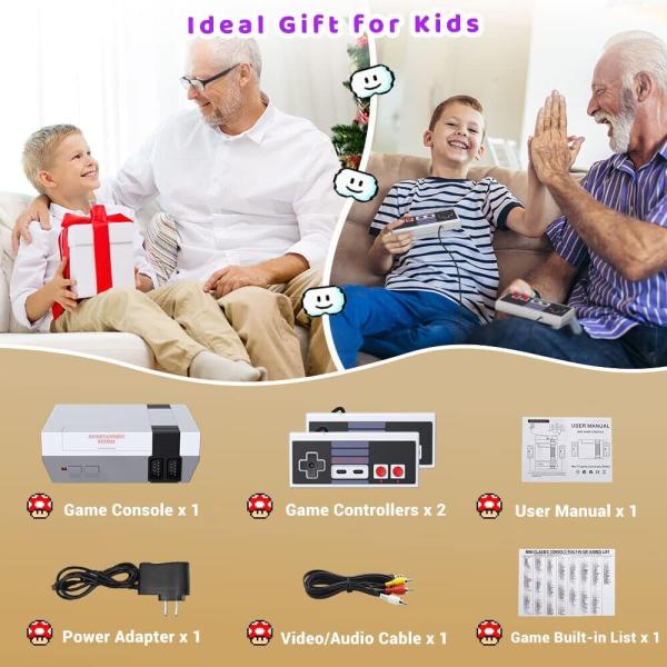Retro Mini Game Retro Family TV Game Console Built-in 620 Spiele TV Video