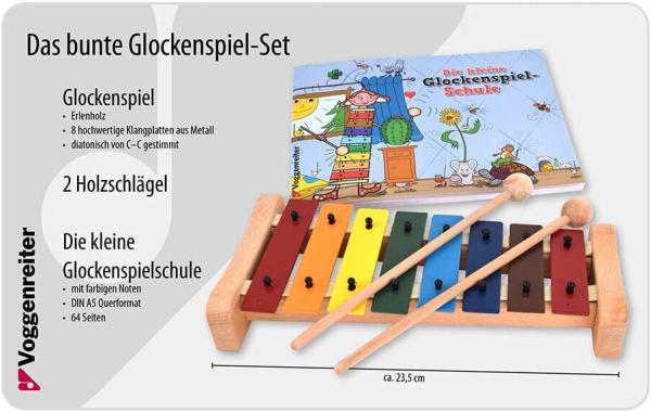 Das bunte Glockenspiel-Set von Voggenreiter Glockenspiel C-Dur mit Holzschlägel
