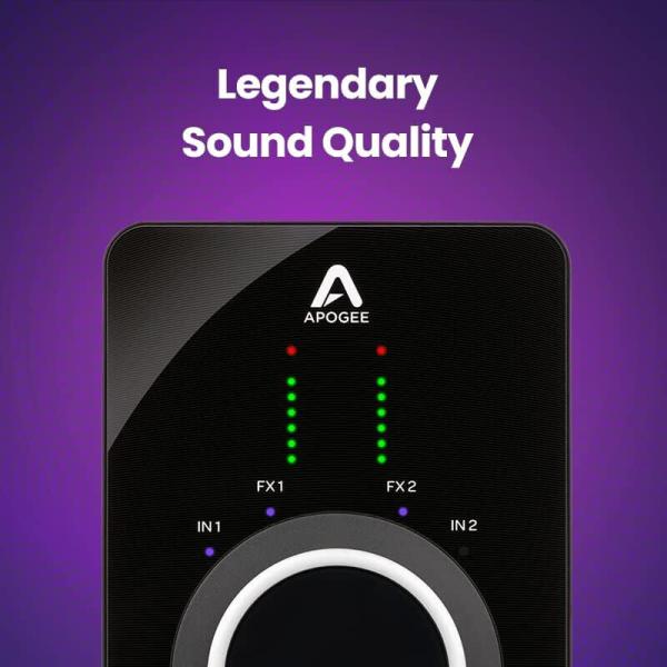 Apogee DUET 3 Konverter und Vorverstärker (2x4 USB-C Desktop Audiointerface)