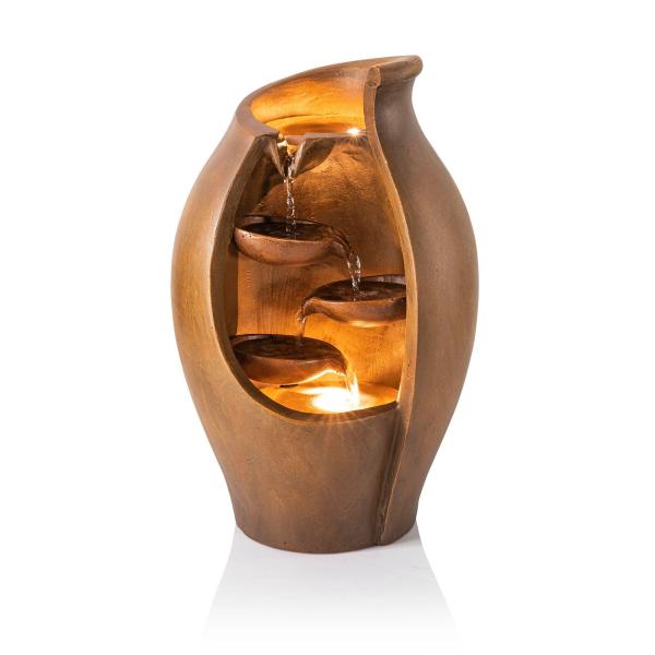 LED-Gartenbrunnen "Cascato" LED Beleuchtung Deko Gartendekoration Brunnen
